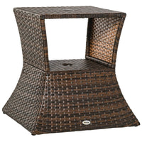 Gartentisch Beistelltisch Terrassentisch Sonnenschirmständer Gartenmöbel
