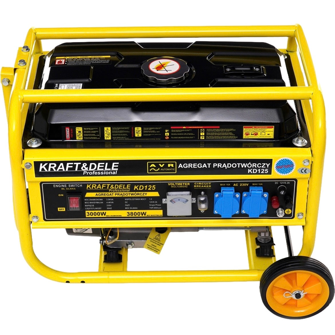 Stromgenerator 3,8 kW Benzin 230V Notstromaggregat Generator