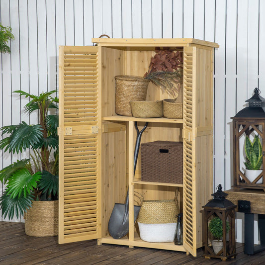 Gartenschrank Geräteschuppen 160cm Geräteschrank Schrank Gartenmöbel