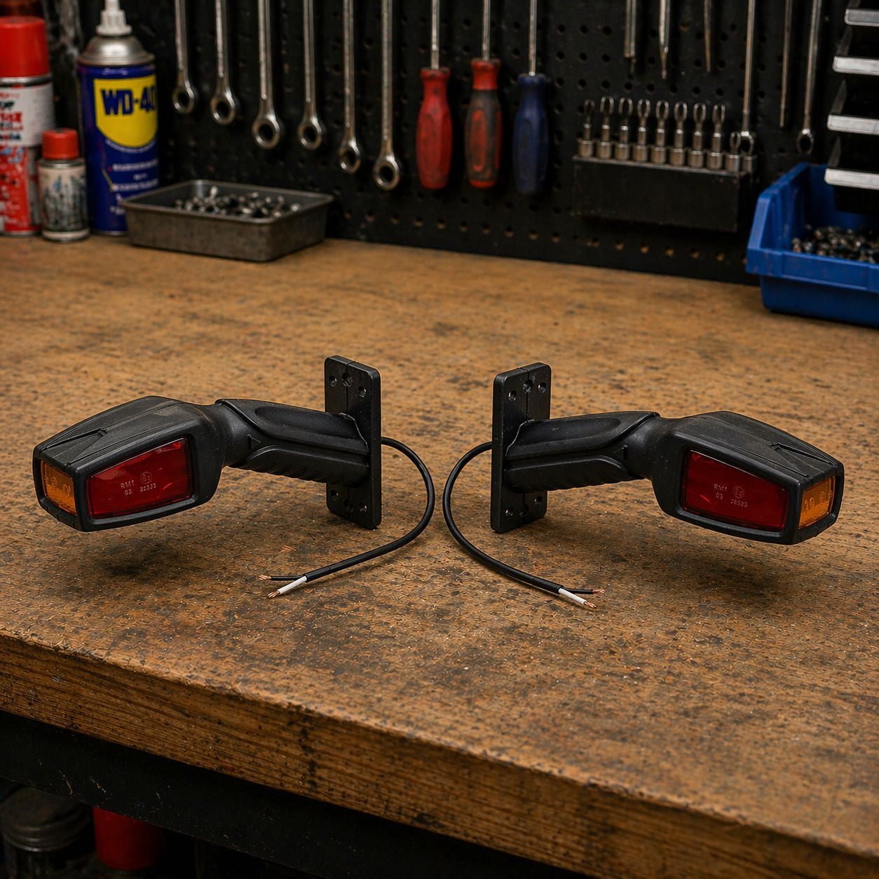 2x LED Begrenzungsleuchte Anhängerleuchte Leuchte KFZ