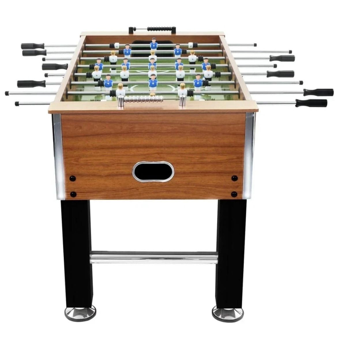 Design Tischkicker Kickertisch Balleinwurf 140x74,5x87,5cm Kicker
