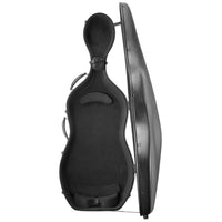 Cellokoffer 4/4 Kohlefaser Hartschale Tragegurte Rucksack Transportkoffer