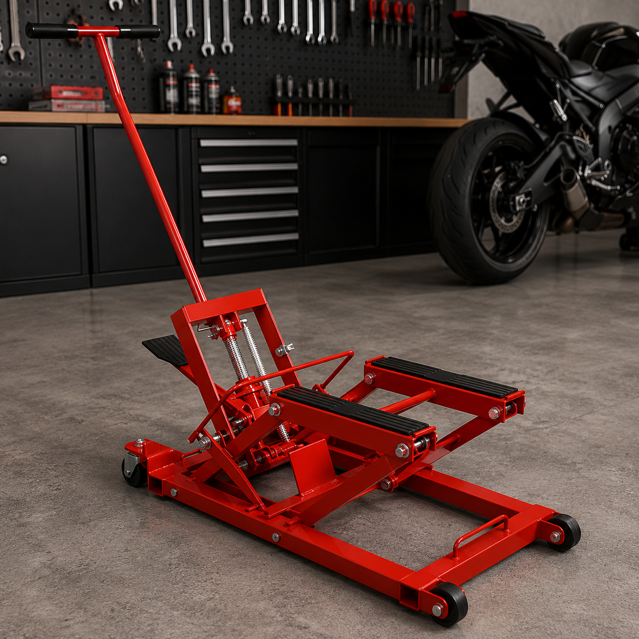 Hydraulisch Motorrad Hebebühne Hebetechnik Kfz Werkstatt