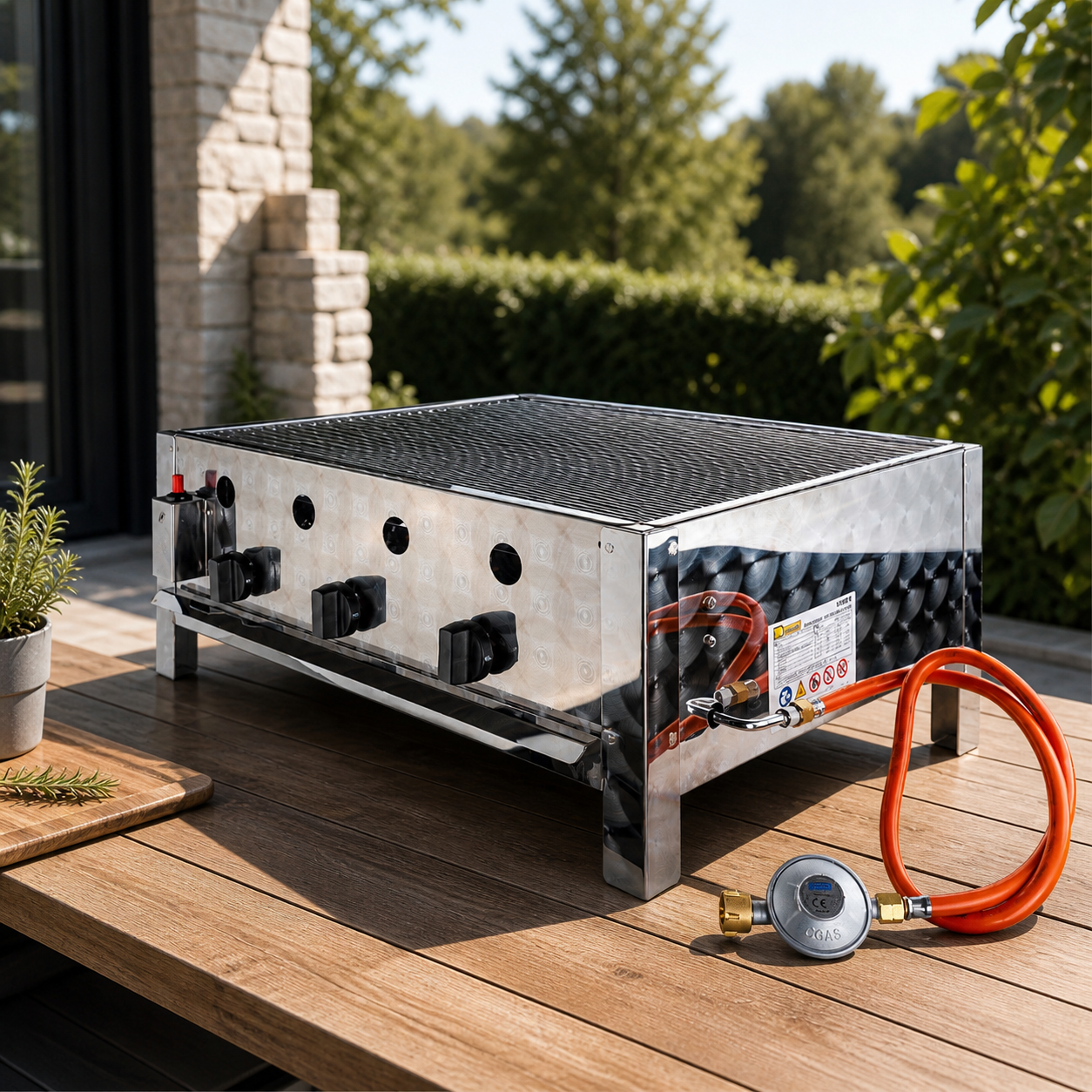 Gasbräter Gasgrill Gastrobräter Tischgrill Grill