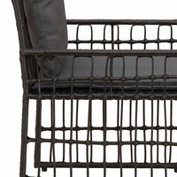 4tlg Gartenmöbel Set Rattan Lounge Sitzgruppe Garten Terrasse