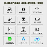 Android 14 Carplay Autoradio GPS NAVI RDS Für VW GOLF 5 6 Touran EOS