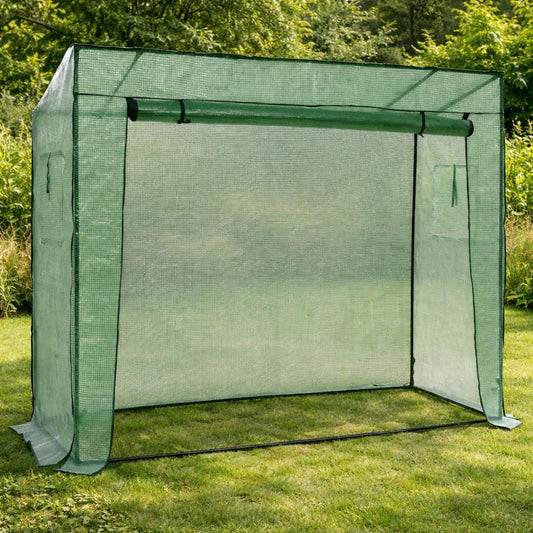 Gewächshaus Begehbar Foliengewächshaus Tomatenhaus 200x80x173 cm
