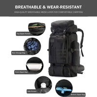 70L Rucksack Wanderrucksack Trekkingrucksack Reiserucksack