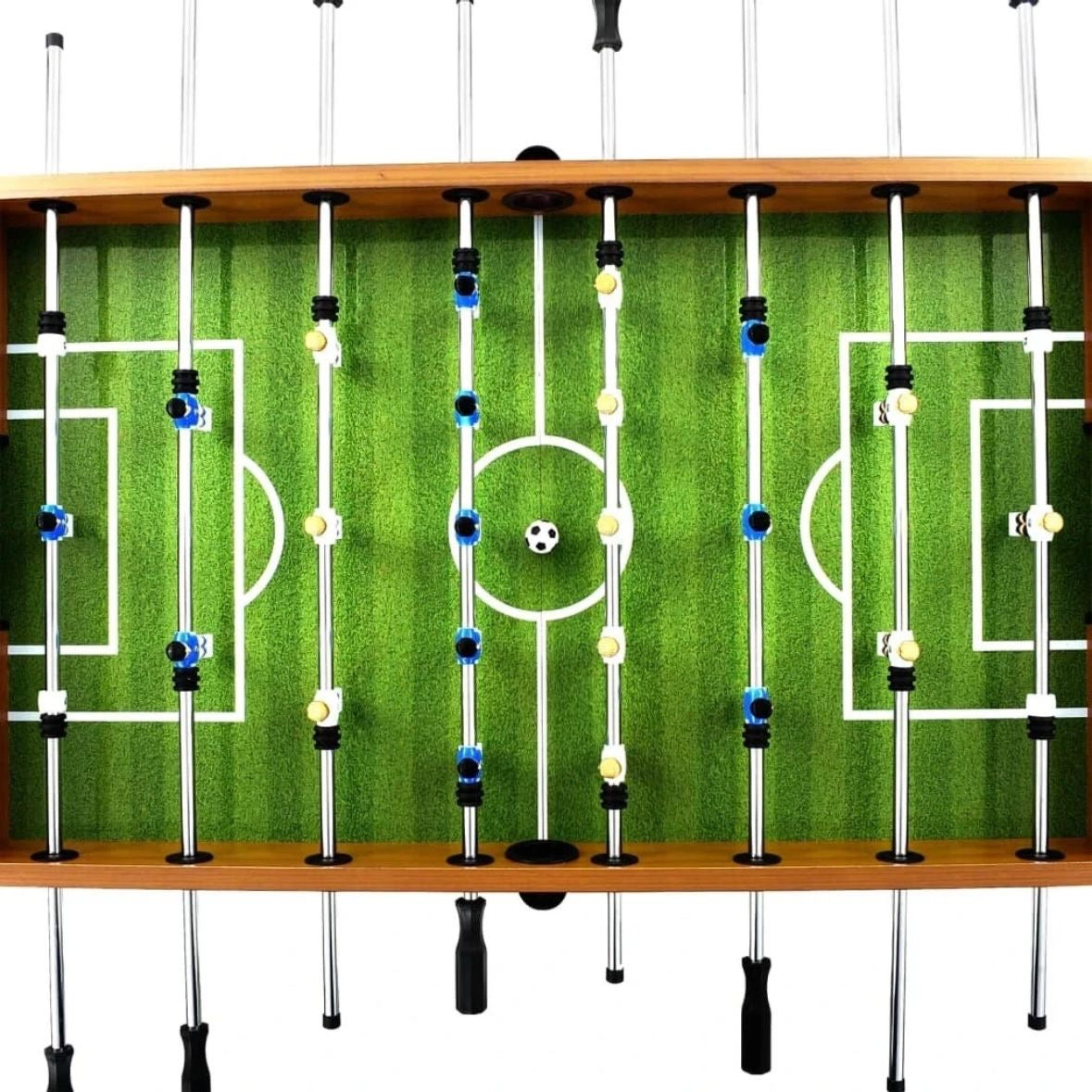 Design Tischkicker Kickertisch Balleinwurf 140x74,5x87,5cm Kicker