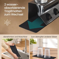 Abtropfgestell Flaschengestell Flaschenhalter Küchendeko