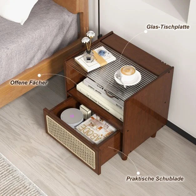 2x Nachttisch Beistelltisch Schlafzimmertisch Tisch