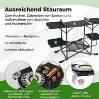 Campingküche Campingtisch Tisch Camping Tischplatte Tragetasche