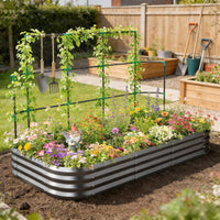 Hochbeet Rankgitter Pflanzkasten Handschuhe Gartenpflege Pflanzenbeet