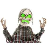 Halloween Dekoration Groundbreaker Skelett Biegsame Arme Leuchtende Augen