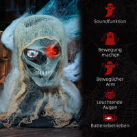Halloween Dekoration Mumie 55x18x35cm Biegsame Arme