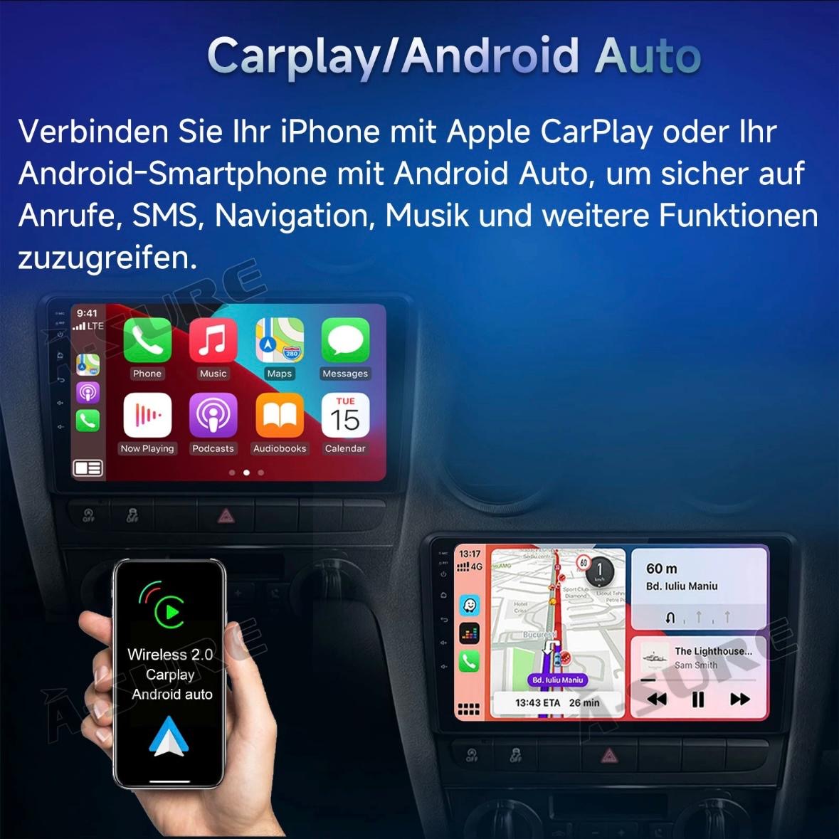 Android14 Apple Carplay Autoradio Für Opel Astra H Vectra Corsa C D Zafira B SWC