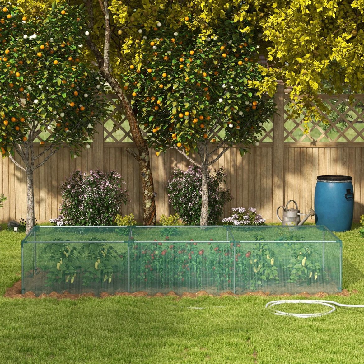 1,25x3,73m Gartennetz Pflanzenschutz Gartenzubehör Gartenzelt
