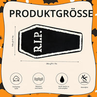 Halloween Grabstein Dekoration Fußmatte Bodenmatte Teppich