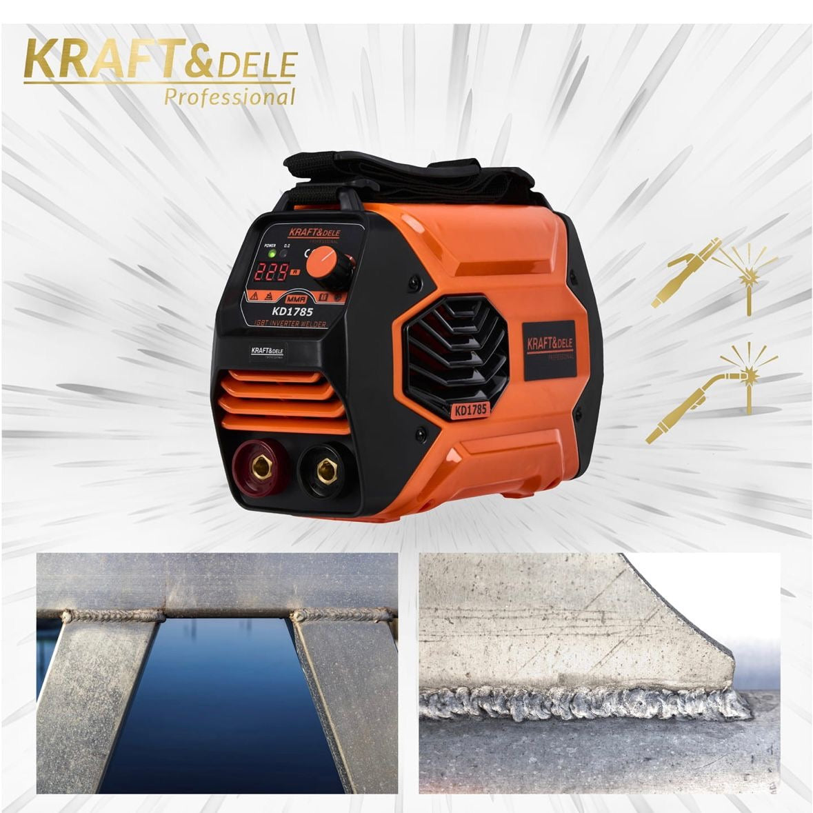 Inverter Schweißgerät MMA TIG LIFT VRD 330A Schweißen