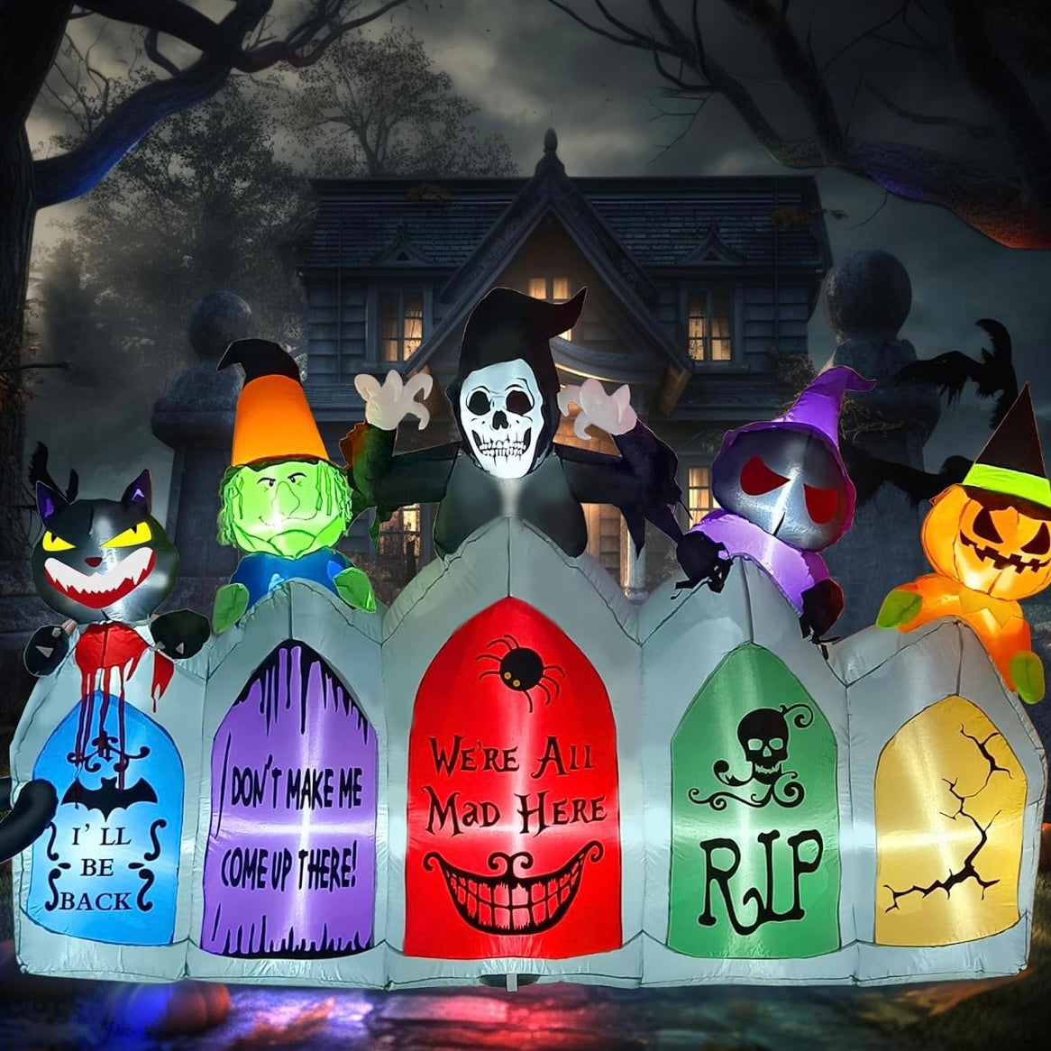 Aufblasbare Halloween Dekoration Dekowand Wand