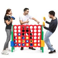XXL Vier-Gewinnt Spiel Spielbrettsätze Outdoor Spielgeräte 120x42x104cm