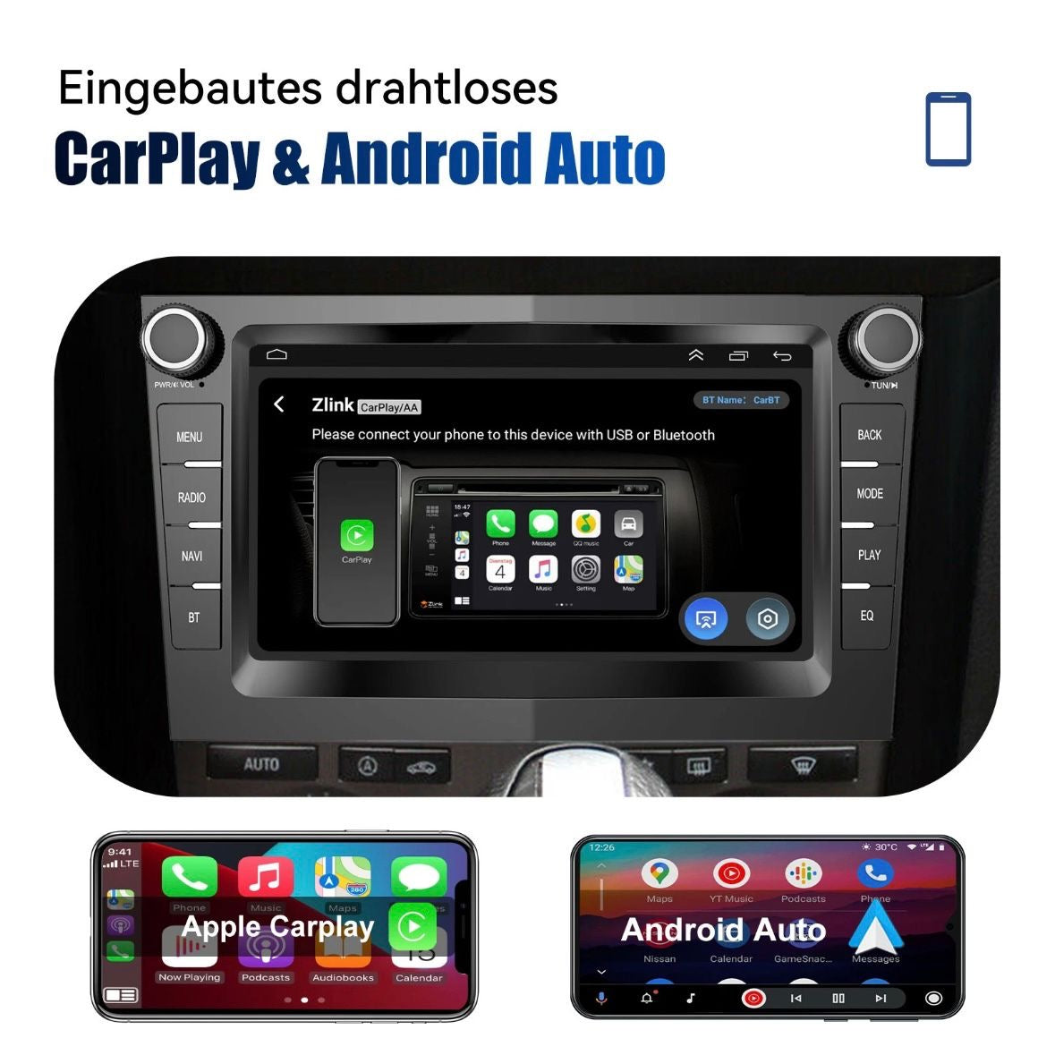 Android Autoradio Für Opel Meriva A Astra H Corsa CarPlay GPS RDS 32G