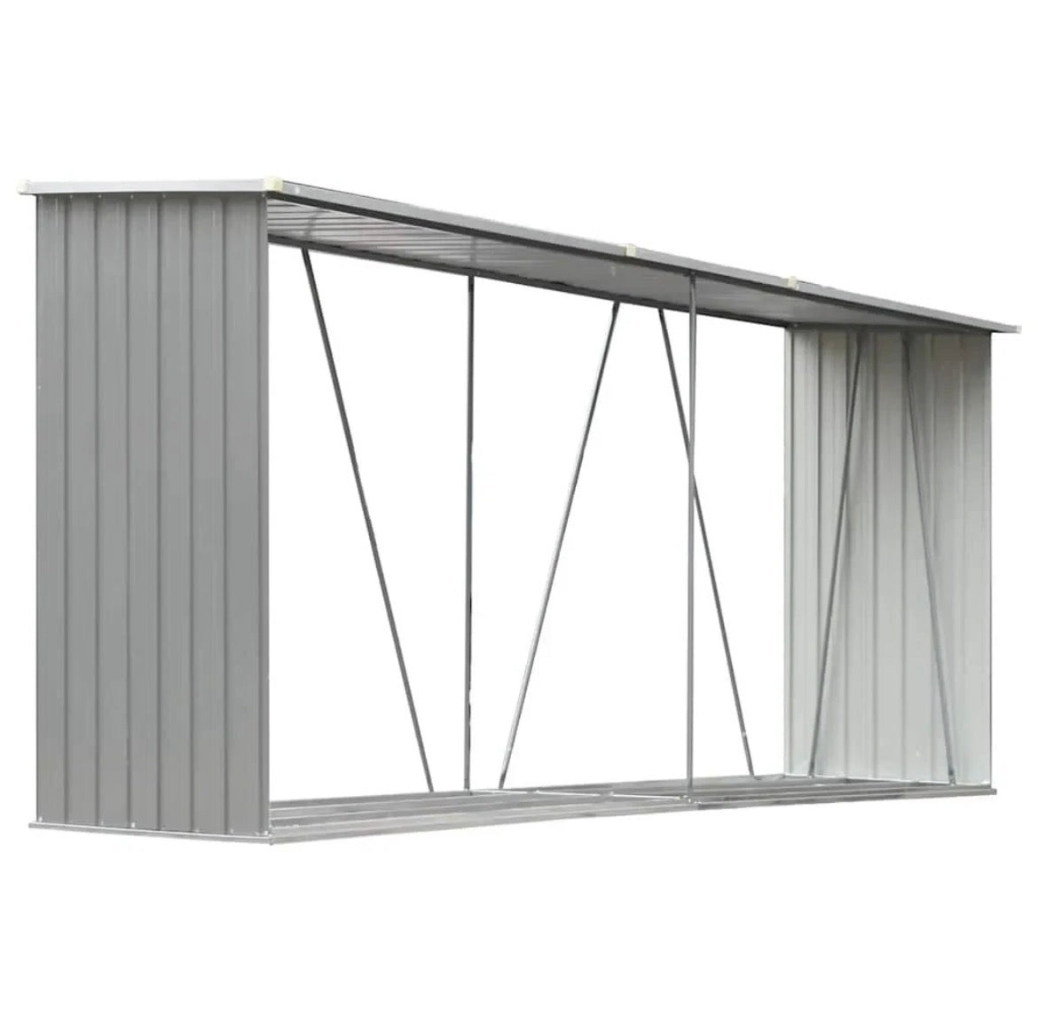 Brennholzlager Holzlager Kaminholzregal 330×84×152cm