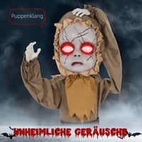 Halloween Animatronic Grusel Puppe Horrorpuppe Dekoration