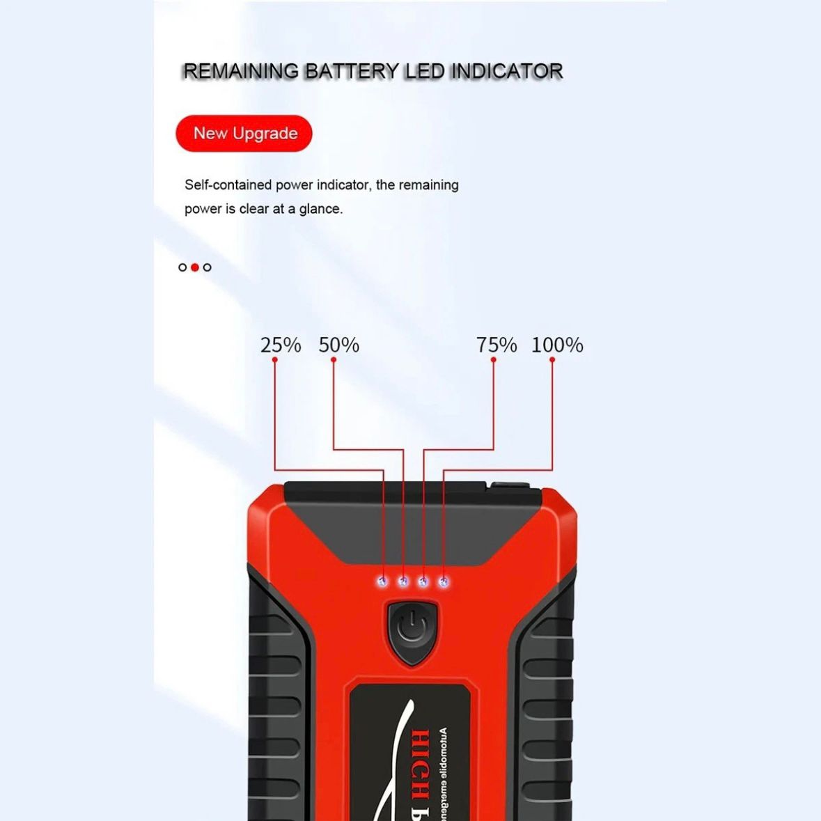 Auto KFZ Starthilfe Jump Starter 12V Ladegerät Powerbank