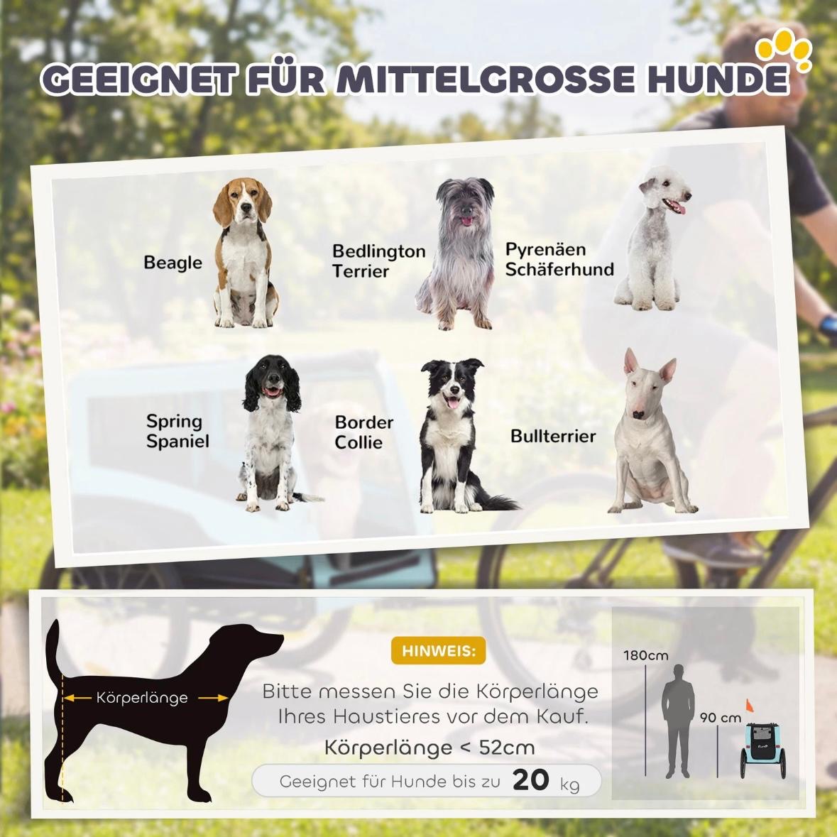 Fahrradanhänger Hundeanhänger Fahrrad Anhänger Hund