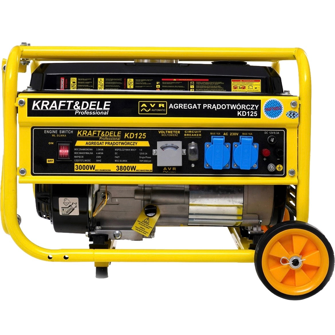 Stromgenerator 3,8 kW Benzin 230V Notstromaggregat Generator
