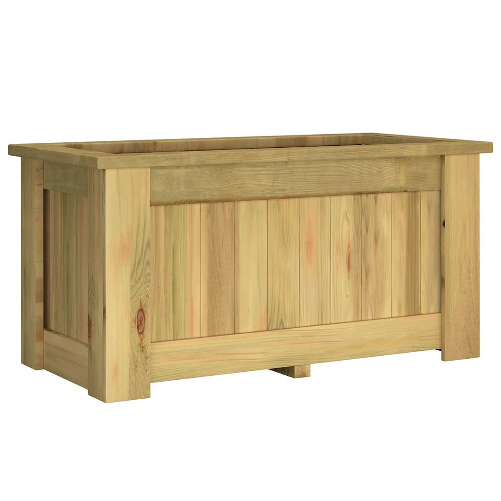 Hochbeet 100x50x50 cm Kiefernholz Pflanzkasten Garten Gemüsebeet
