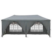 3x6m Partyzelt Faltbar Seitenwänden Festzelt Pavillon Gartenpavillon
