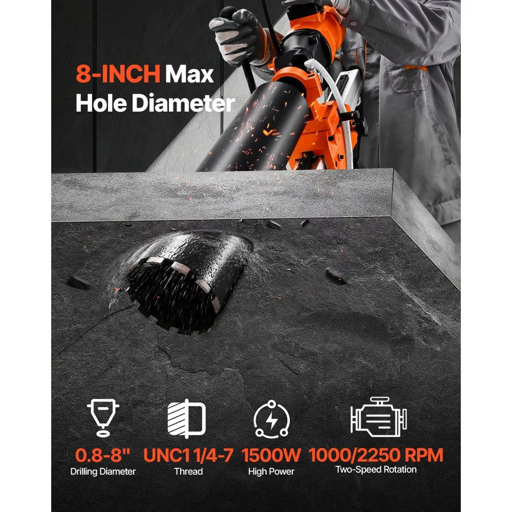 Kernbohrgerät Bohrdurchmesser Diamantbohrer 1500W
