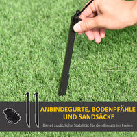 Halloween Selbstaufblasendes Gespenst 180cm LED Beleuchtet Deko Garten