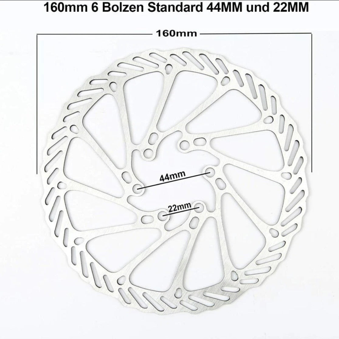 Fahrrad MTB Mechanische Scheibenbremsen Set Vorne Hinten Bremsklötze
