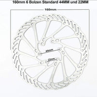 Fahrrad MTB Mechanische Scheibenbremsen Set Vorne Hinten Bremsklötze