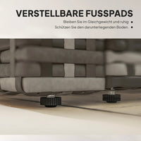 2-Sitzer Rattansofa Klappbar Seitentabletts Loungesofa Sitzgruppe