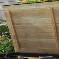 Gartenbox Holz Auflagenbox 121L Aufbewahrungsbox Balkon