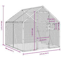 Voliere Vogelkäfig Aluminium