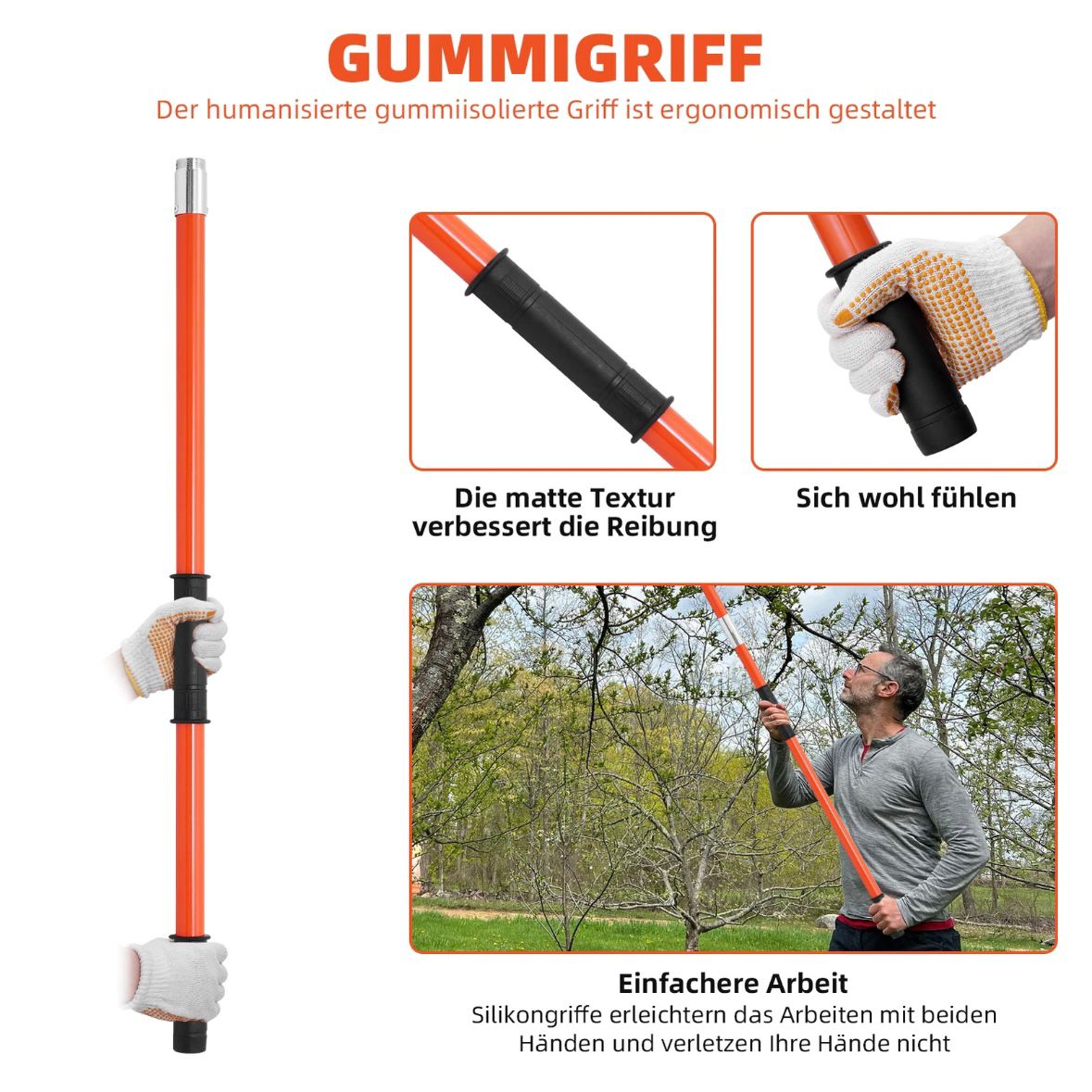 Teleskop Astsäge Baumsäge Teleskopstange Gartensäge
