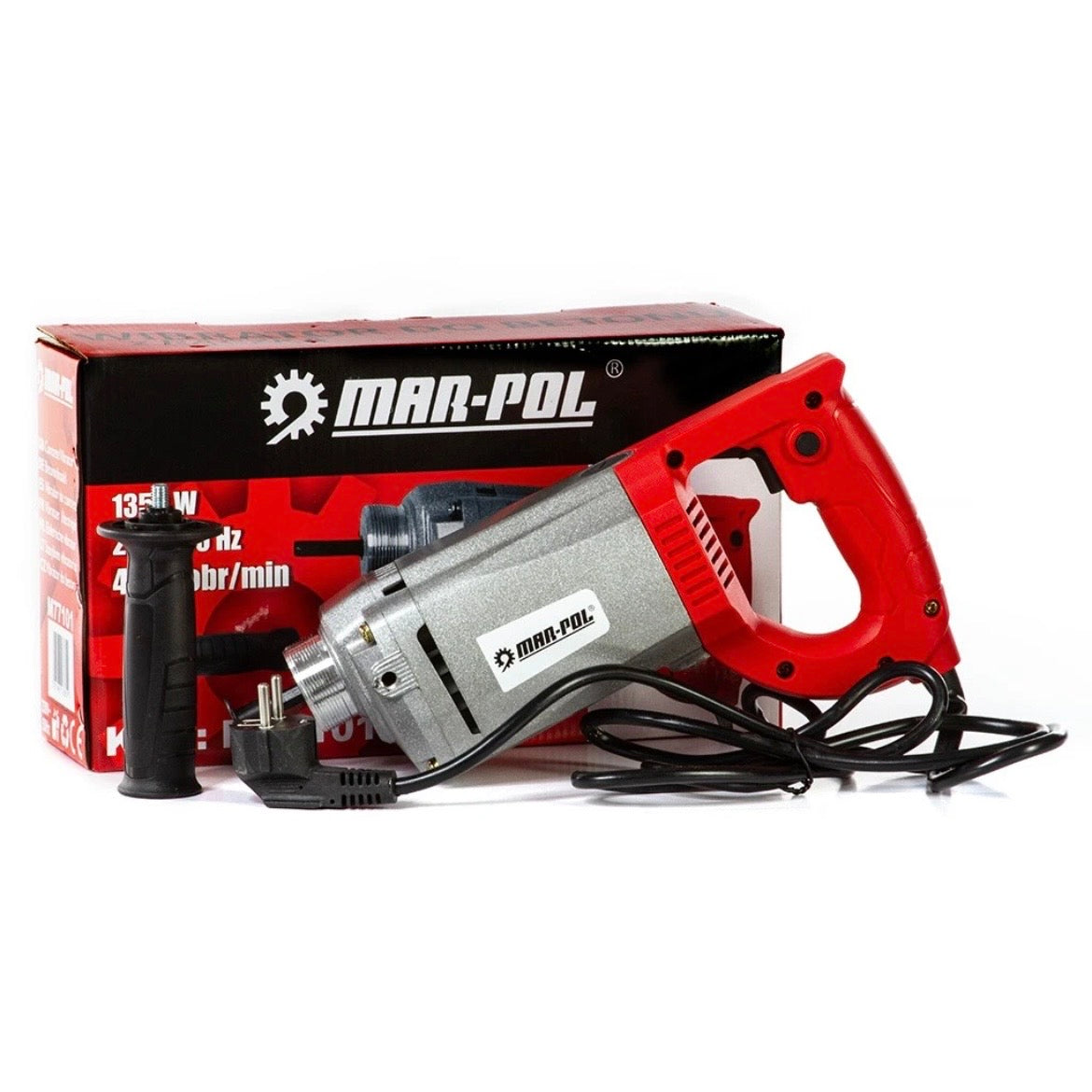 Betonvibrator 1350W Innenrüttler Verdichter Bauwerk Rüttler