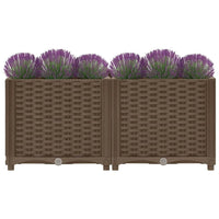 Pflanzkübel Blumenkübel Pflanzcontainer Pflanzgefäße 80x40x38cm