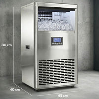 Kommerzielle Eiswürfelmaschine 45kg/24h Eismaschine 13kg Eis
