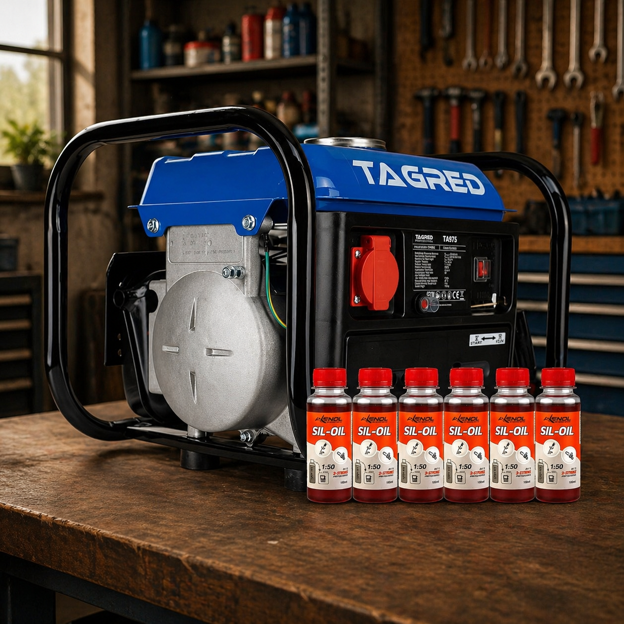 Stromerzeuger 750W Benzin Generator Notstromaggregat