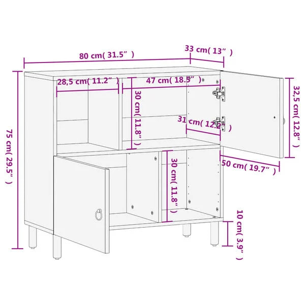 Beistellschrank Schrank Wandschrank Möbel