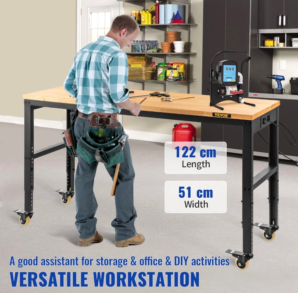 Höhenverstellbar Werkbank Spanntisch Arbeitstisch Werktisch