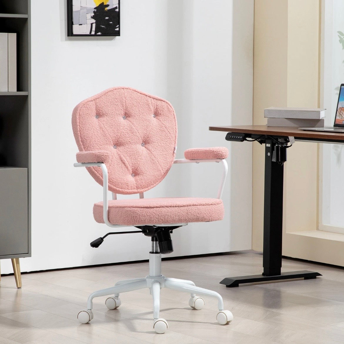 Bürostuhl Ergonomisch Schreibtischstuhl Wippfunktion Drehbar Stuhl