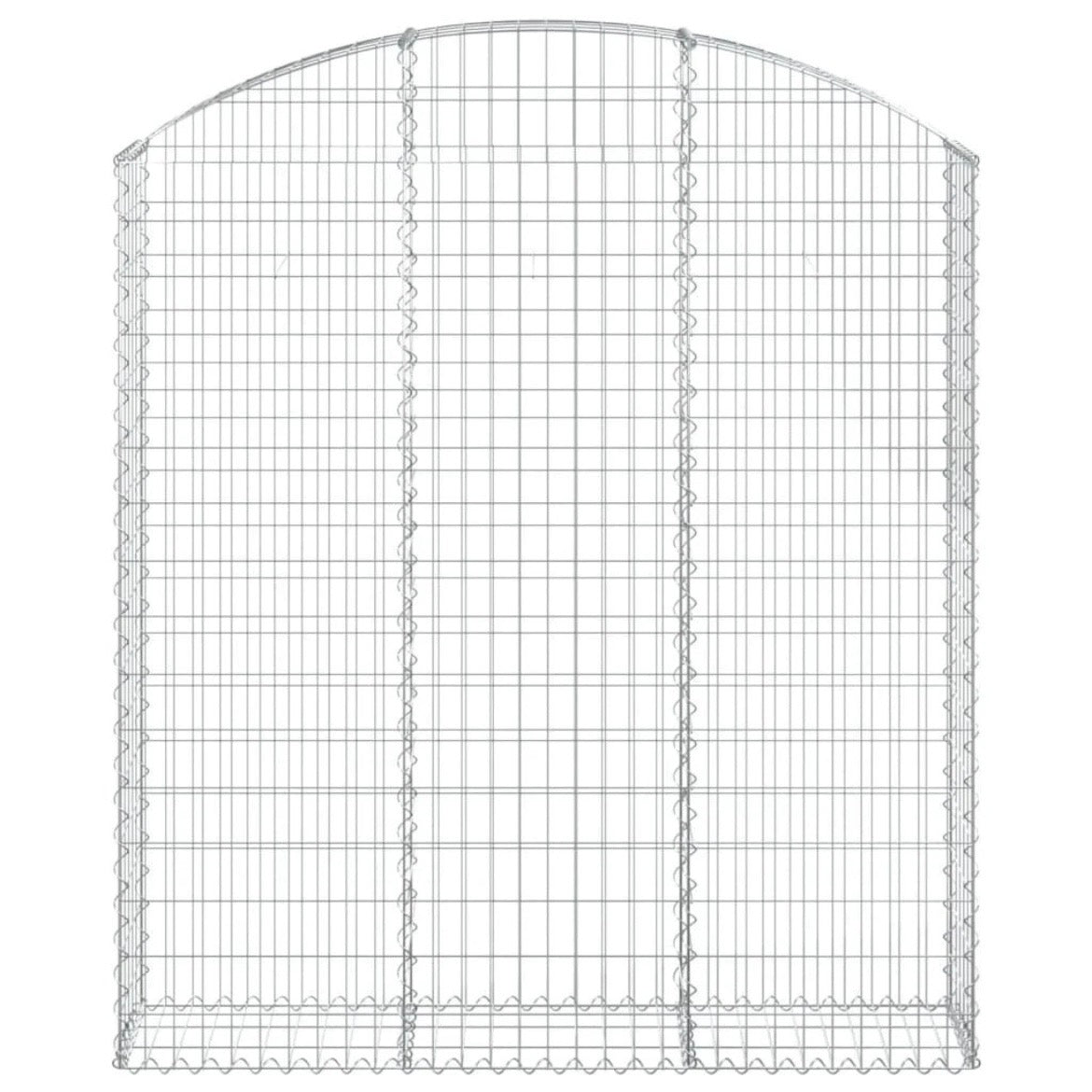 Gabionenkorb Hochbogen Steinkorb Gabione Gartenzaun Draht 150x30x180cm