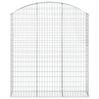 Gabionenkorb Hochbogen Steinkorb Gabione Gartenzaun Draht 150x30x180cm